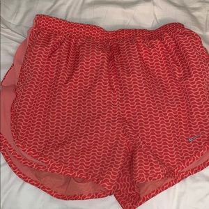 Nike orange pttern shorts
